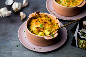 Keto Baked Cauliflower Mac 'N Cheese