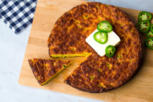 Jalapeno Cheddar Skillet Keto Cornbread