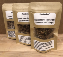 KetoGenius Protein Power Snack Pack - Cinnamon and Collagen