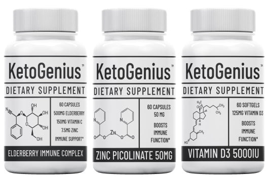 KetoGenius Triple Defense Immunity Bundle, 60 ct