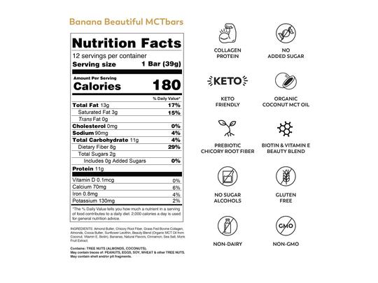 MCTBar Keto Protein Bar - Banana Beautiful