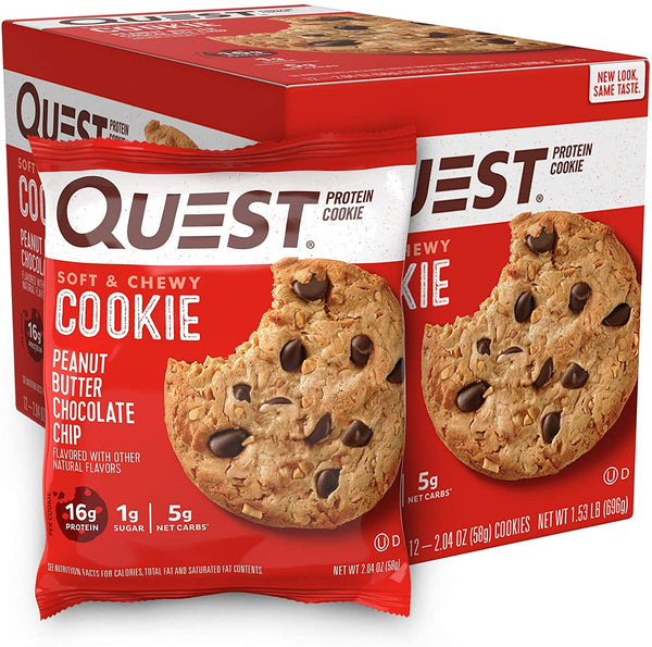 Quest Peanut Butter Chocolate Chip Protein Cookie