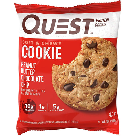 Quest Peanut Butter Chocolate Chip Protein Cookie